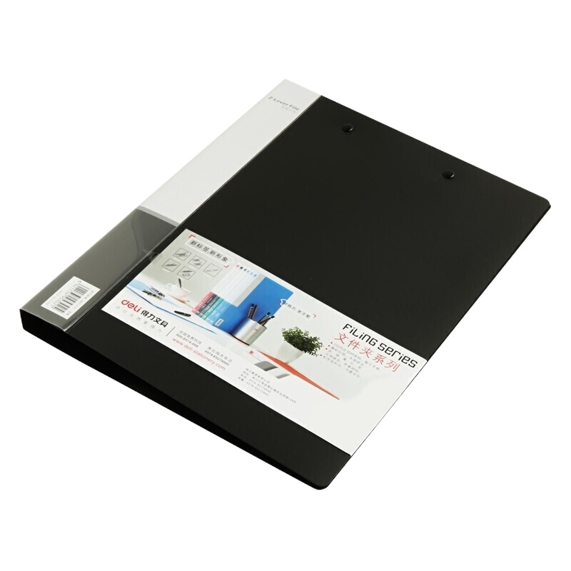 得力 5302 文件夹(黑)(只) 12本/件