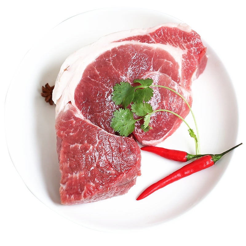 [买5袋送肉馅]野蛮香 东北黑猪 前腿肉 新鲜猪肉400g 猪前猪腿肉瘦肉 京酱肉丝 鱼香肉丝青椒肉丝 猪肉松火锅食材