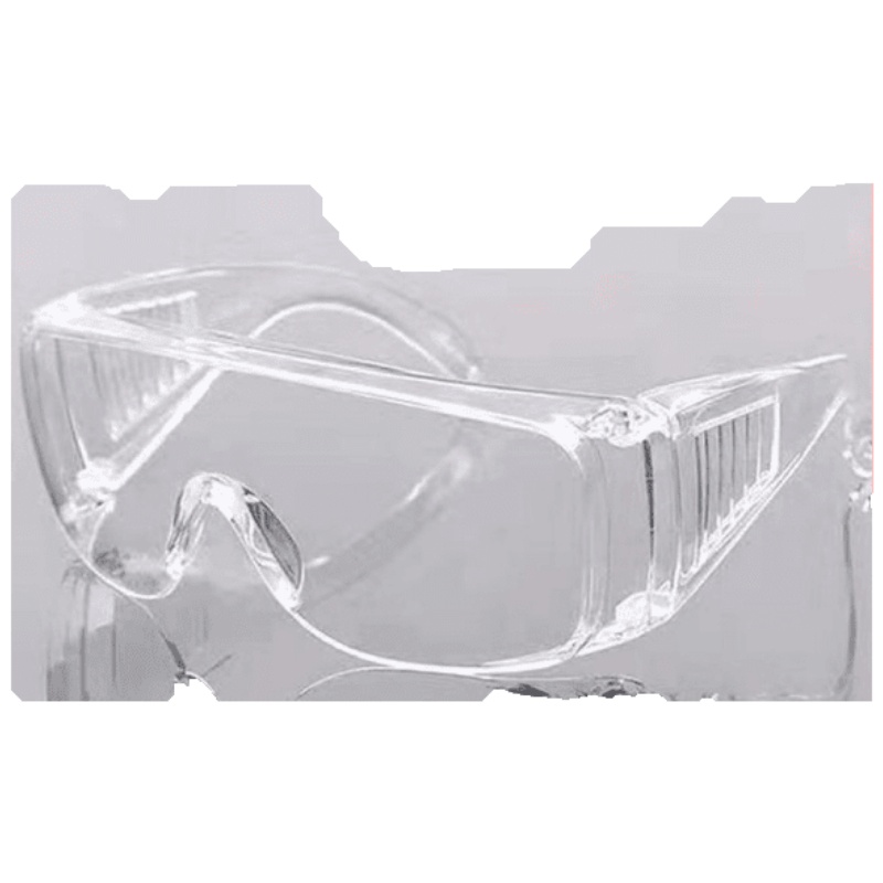 防雾防蓝光系列白色护目镜男防飞沫飞溅劳保防护眼镜女平光儿童非医用防尘近视眼可戴
