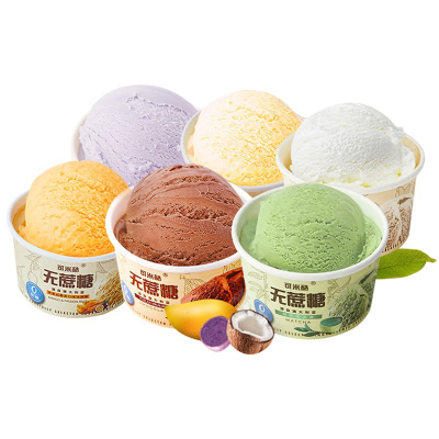 可米酷无蔗糖冰淇淋雪糕90g*12