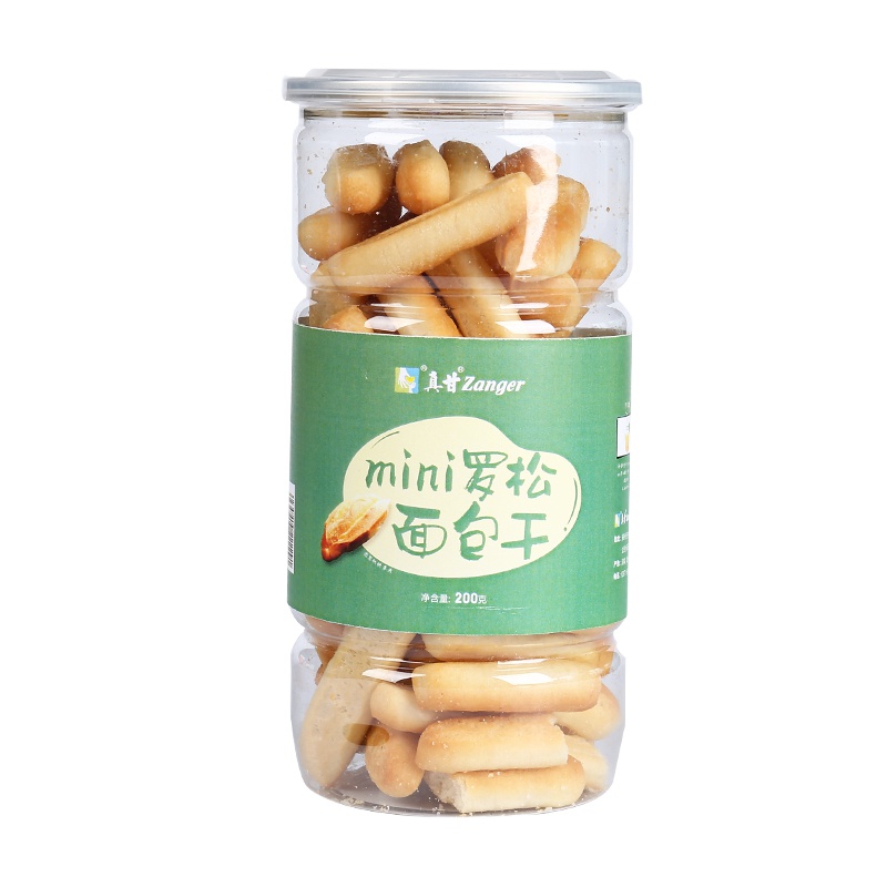 【真甘】面包干 200g/罐 精心选材 健康美味 口感酥脆 好吃停不下来