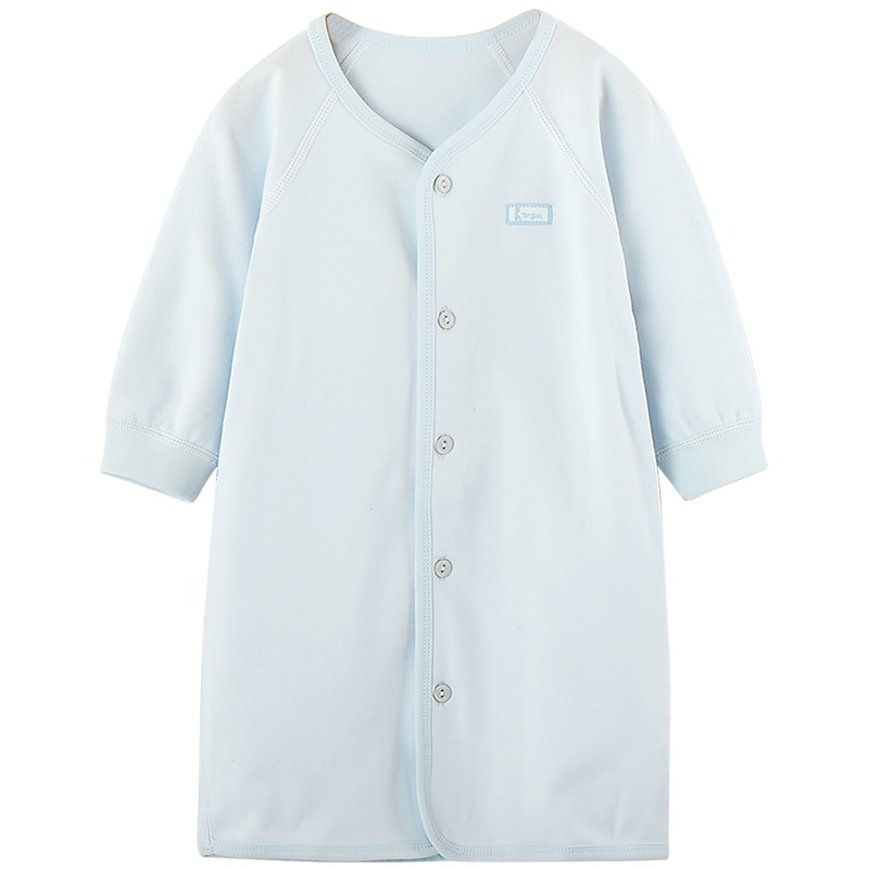 童泰婴儿床品用品5-24个月男女宝宝家居袍婴儿纯棉对开扣睡袍