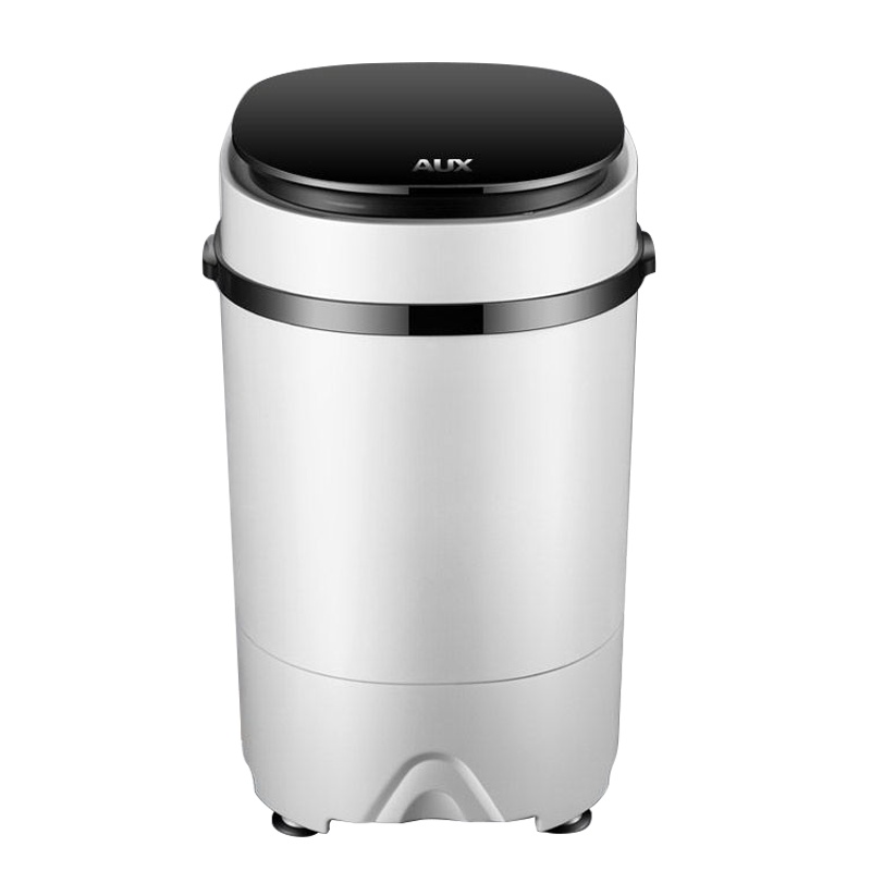 奥克斯(AUX) XPB26-108 半自动单桶迷你 非全自动洗衣机 透明黑
