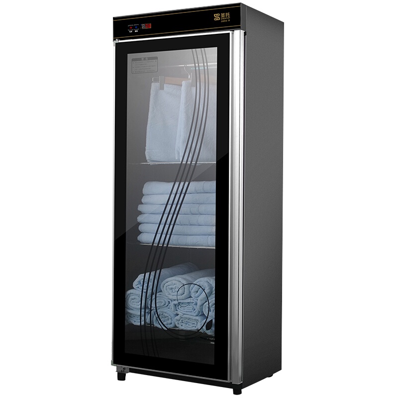 圣托美容院紫外线毛巾消毒柜 立式商用儿童影楼 柜式家用衣物 内衣裤消毒用 YTD330-M1