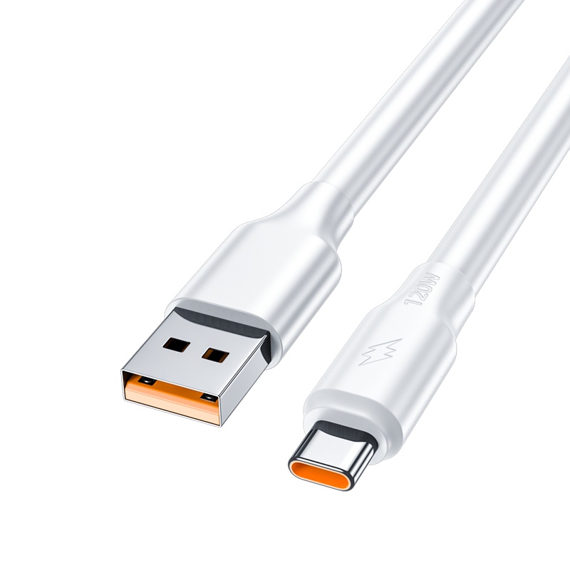 苏宁宜品&夏新 6A数据线120W闪充6mm加粗线缆Type-c安卓苹果接口数据线手机超级快充充电线1米数据线