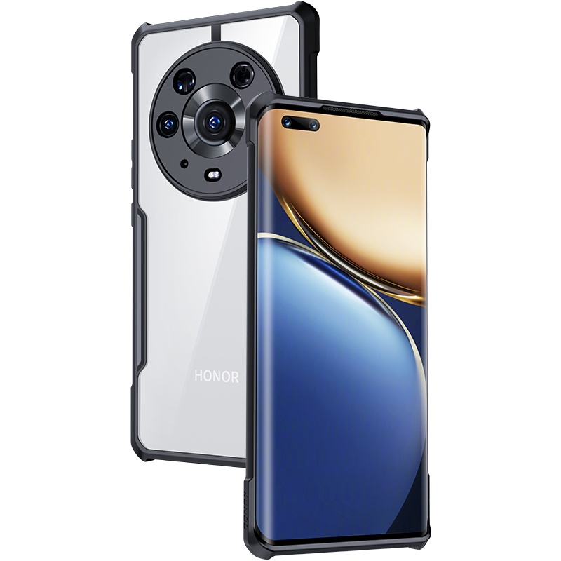 讯迪适用荣耀magic3手机壳magic3pro至臻版华为防摔全包镜头保护套超薄透明液态硅胶por5g曲屏男外壳女hon