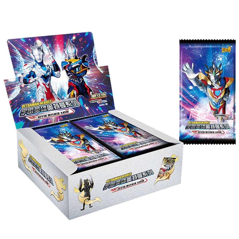 奥特曼卡片sp雷杰多 超宇宙英雄X档案奥特曼卡片21弹豪华版17弹SP金卡sρ卡 21弹豪华版整盒 30包240张