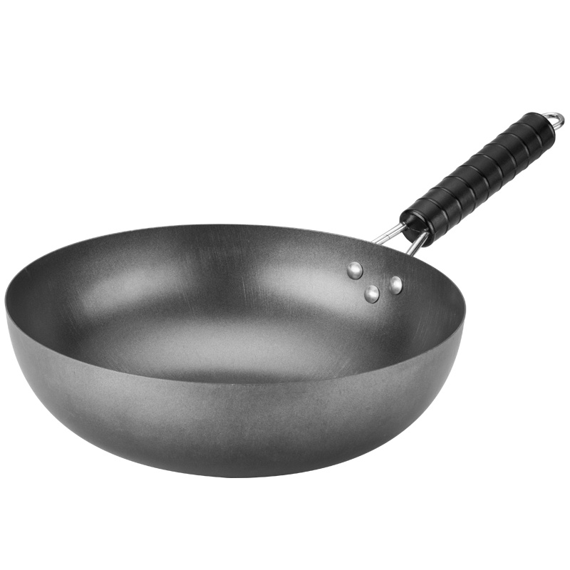 德铂(Debo)德拉尔30CM不粘锅炒锅 铁锅炒菜锅 少油烟 明火电磁炉通用