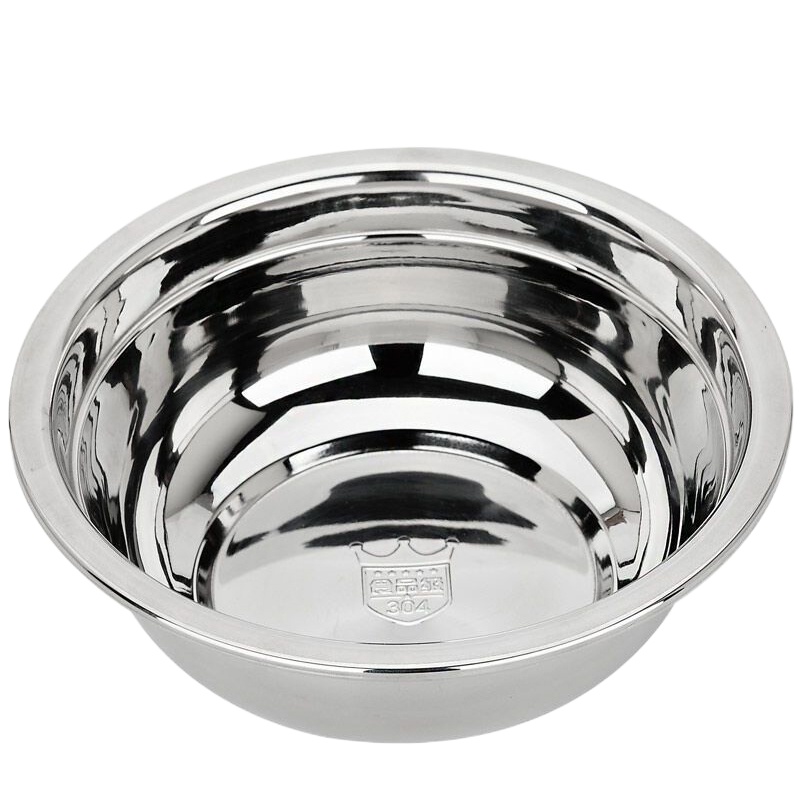 大千 加厚304不锈钢汤盆 30CM家用沙拉盆味斗盆沙拉盆和面盆(QH)