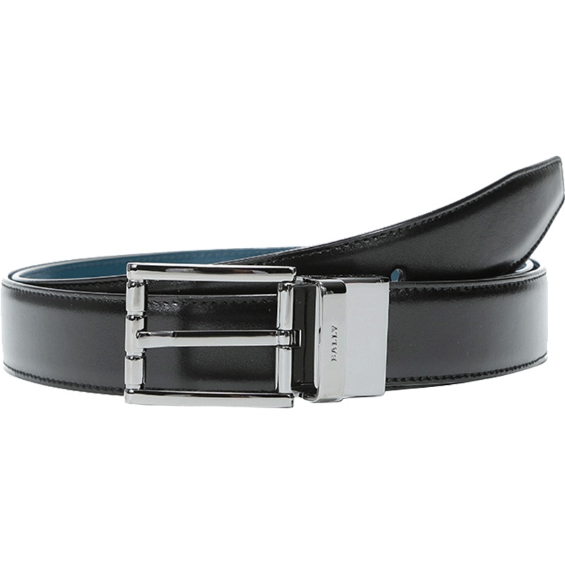 BALLY 巴利 男士皮质针扣式双面皮带腰带 ASTOR 30 M