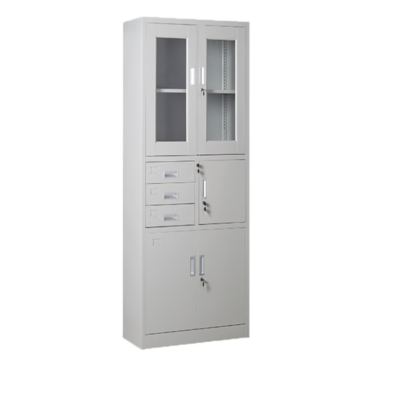 百斗鑫边三抽内保柜WG02 灰色