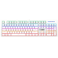 微星MSI GK50Z黑色 键盘(红轴) 电竞高特轴机械 键盘吃鸡游戏台式电脑专业电竞鼠标