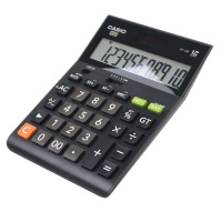 卡西欧(CASIO) DF-12B经典黑色电子财务台式计算器12位数商务型 4个装