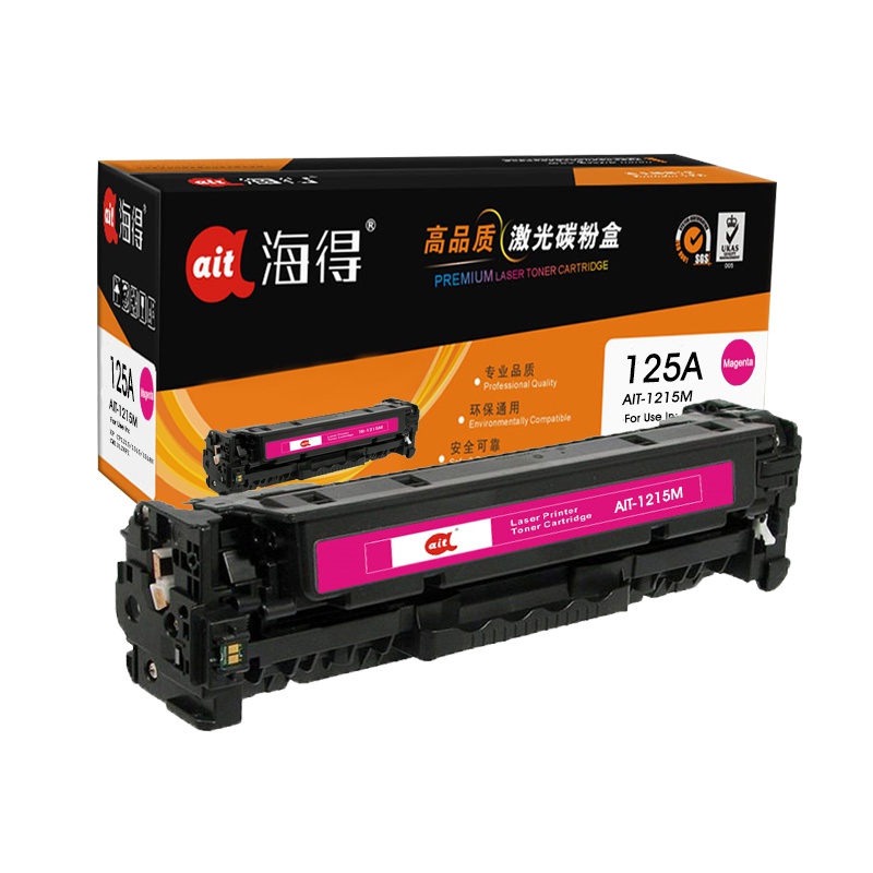 Ait海得 CB543A硒鼓 专业版 AIT-1215M红色 hp125A 适用惠普CP1215 1515n 1518n