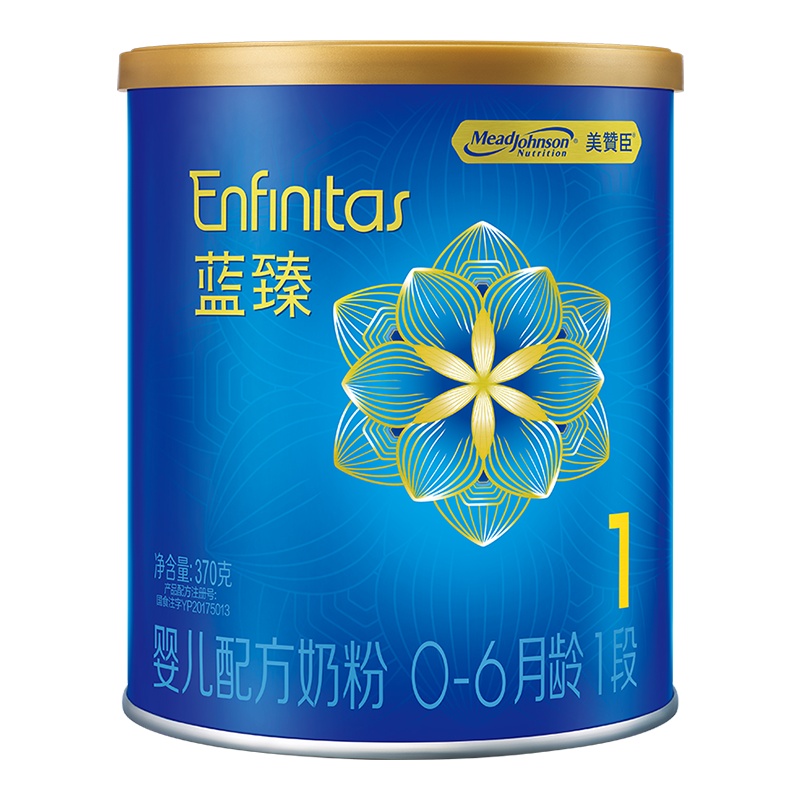蓝臻婴儿配方奶粉(0-6月龄.1段)370克罐装
