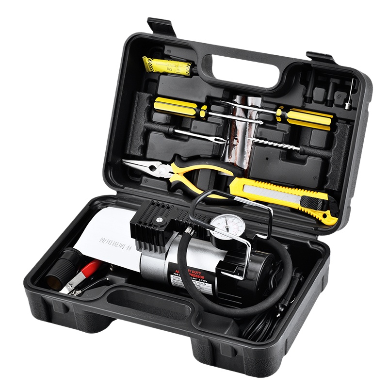 车载单缸充气泵 12v小轿车便携式汽车用30缸打气泵电动轮胎多功能加气筒高压加气机