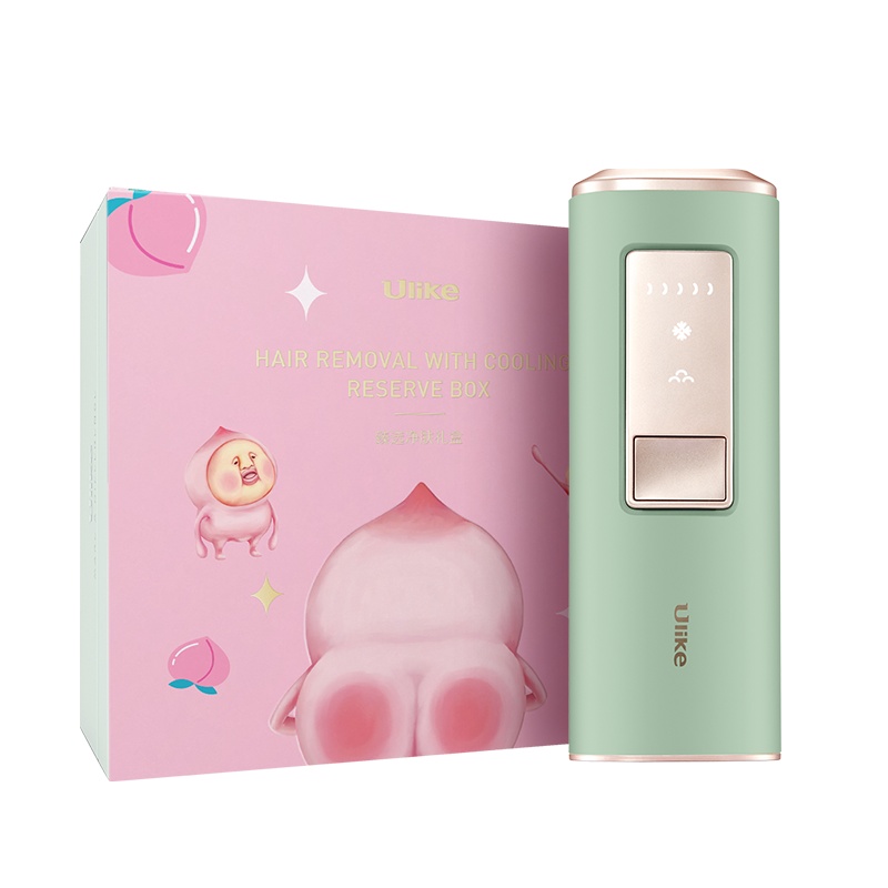 Ulike 脱毛仪 家用激光冰点脱毛器Air冰晶绿+欧舒丹身体乳250ml+屁桃定制礼盒