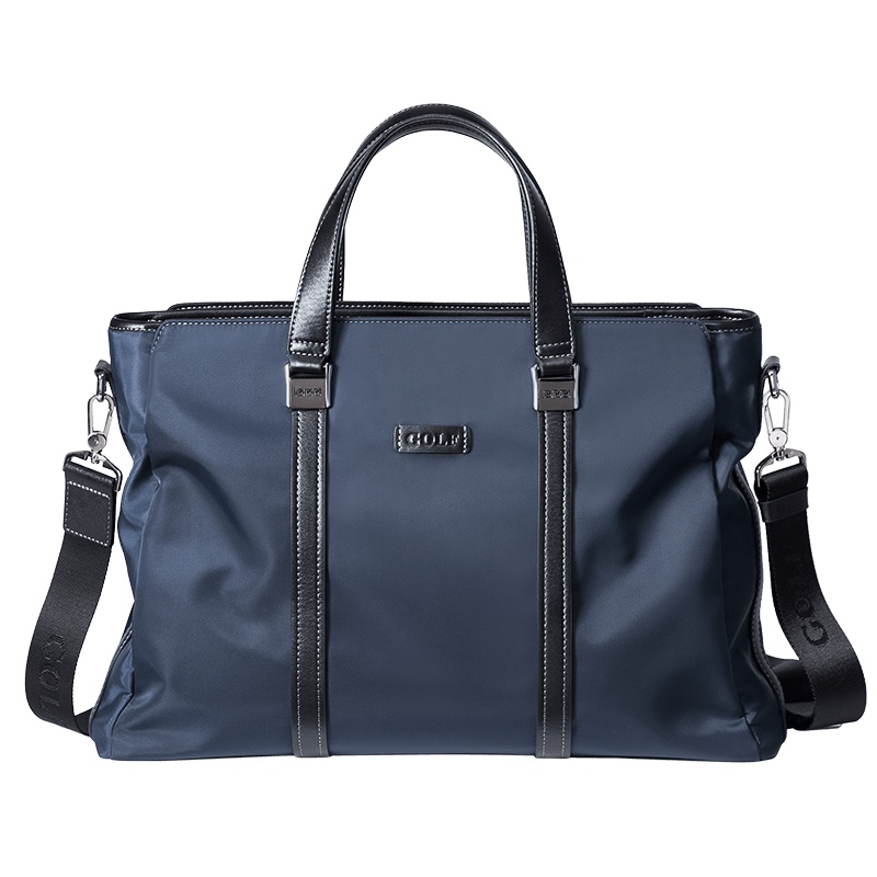 GOLF/高尔夫休闲商务手提公文包轻便防泼水旅行斜挎布包男士大容量时尚行李包