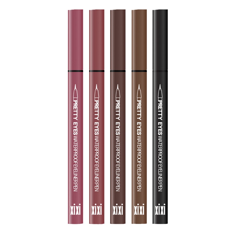 国货彩妆XIXI靓眸防水眼线液笔软毛防汗速干持久不易晕染