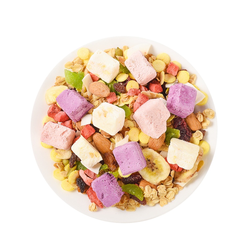 美粥食客 酸奶坚果烘培燕麦片400g袋装 营养早餐即食冲饮酸奶水果粒代餐粥饱腹速食懒人食品MS