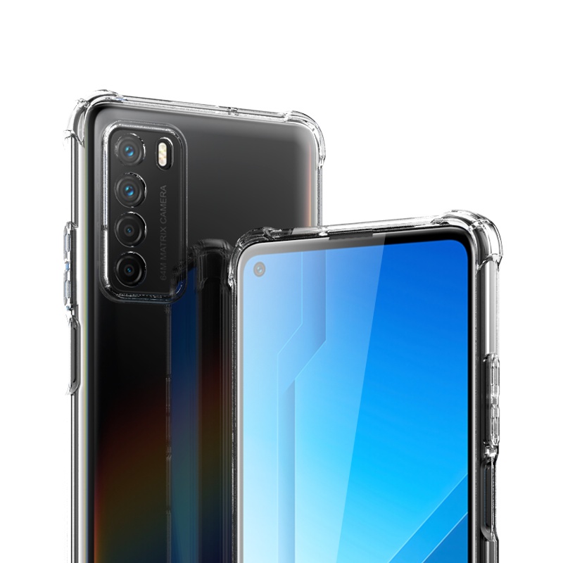 ESCASE 荣耀play4手机壳保护套防摔全包气囊简约时尚有挂绳孔软壳女男外壳ES-iP9系列透明