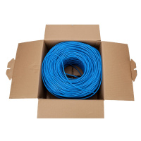 晶华 工程级六类网线纯无氧铜 六类网线 工程家装室内专用箱线 300米CAT6