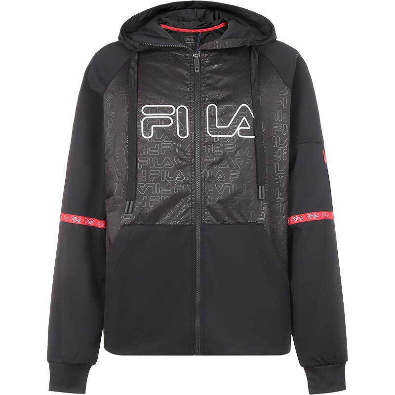 FILA 斐乐 男士 聚酯纤维/聚酰胺连帽夹克外套上衣 683128