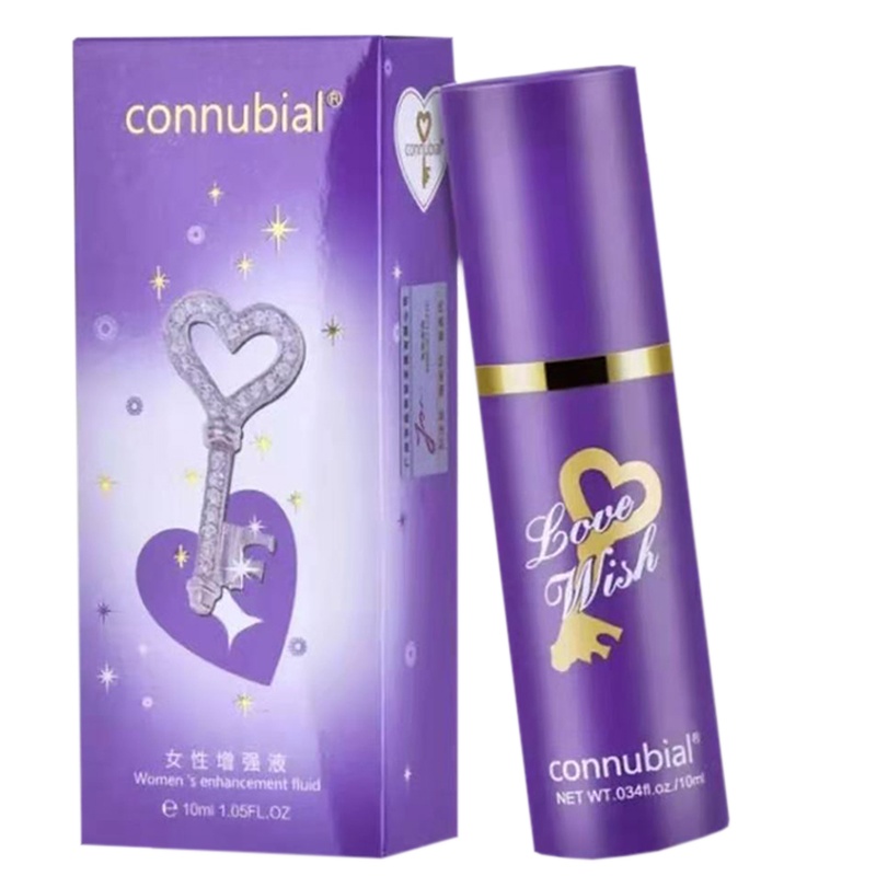 connubial女性快感液女士私处水溶性快感润滑液夫妻房事成人情趣用品人体润滑[10ml]