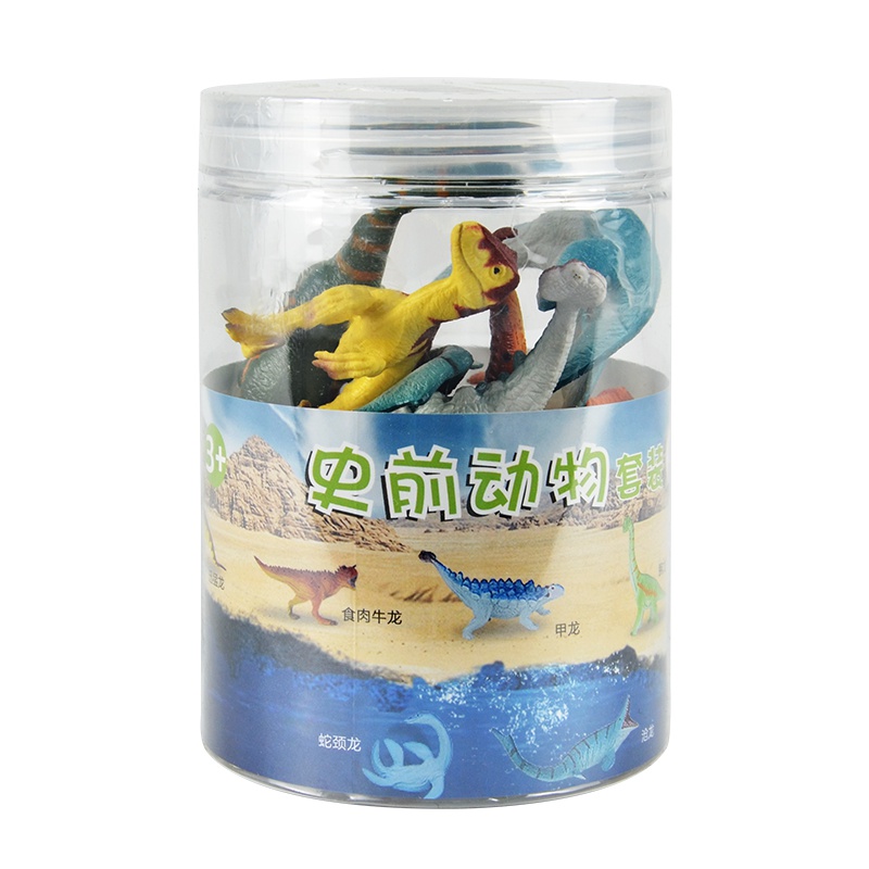 6只史前动物圆筒装B款