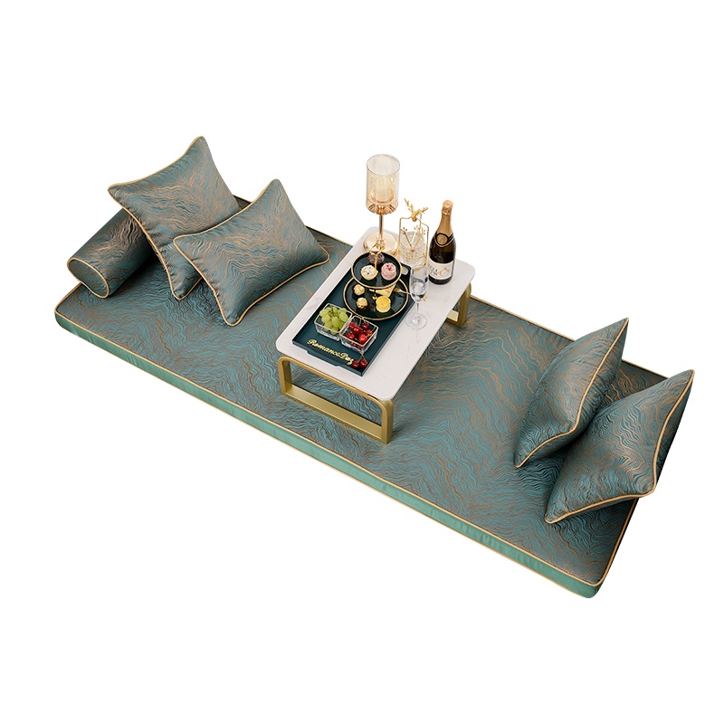 京城派 轻奢海绵飘窗垫加厚四季可用坐垫窗台垫定制海绵阳台垫子沙发卡座榻榻米垫子沙发垫坐垫高精密面料支持定制乳胶飘窗垫