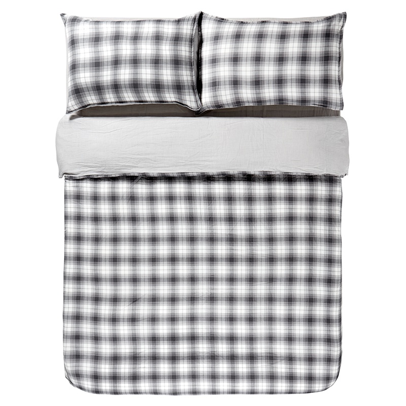 苏宁极物 床上用品炫爱格纱布四件套