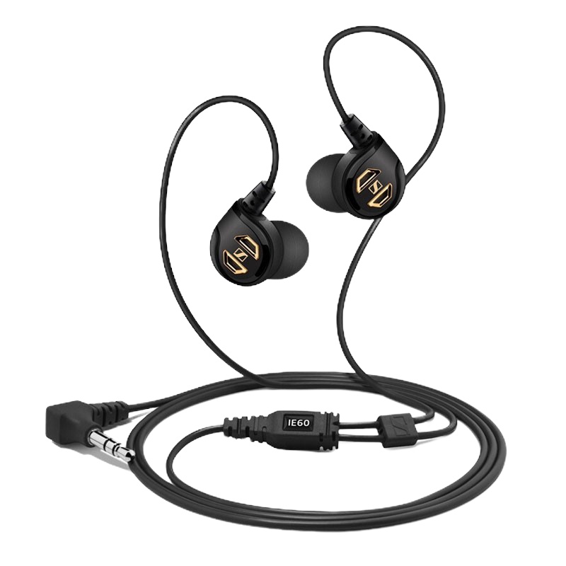 森海塞尔(Sennheiser) IE 60 WEST(黑色) 有线入耳式 游戏音乐 无线蓝牙耳机