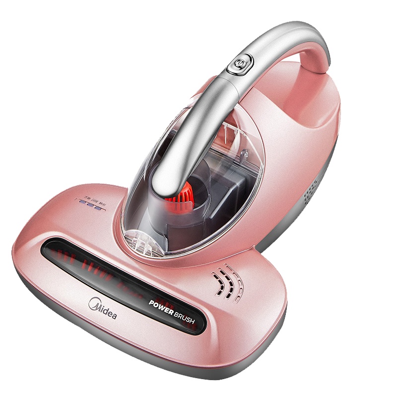 美的(Midea)除螨仪 紫外线手持床上除螨机 宽吸口高频拍打 吸螨器除螨虫 家用除螨吸尘器VM1711(B3)