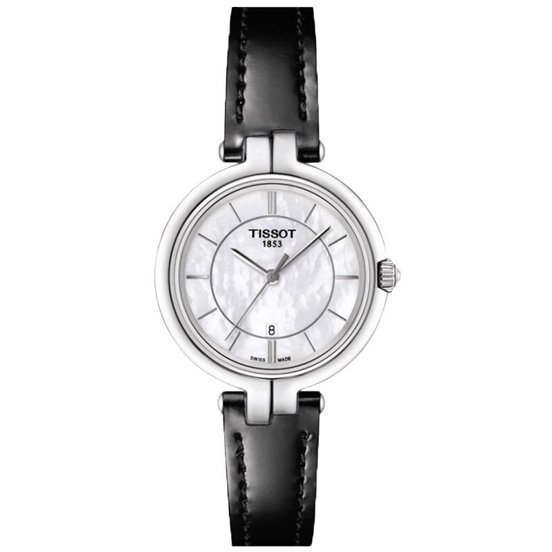 天梭(Tissot)弗拉明戈系列 贝母盘时尚石英女表