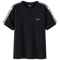 【满198减100预估价：23】森马短袖T恤男春秋宽松纯棉休闲上衣男士撞色学生体恤