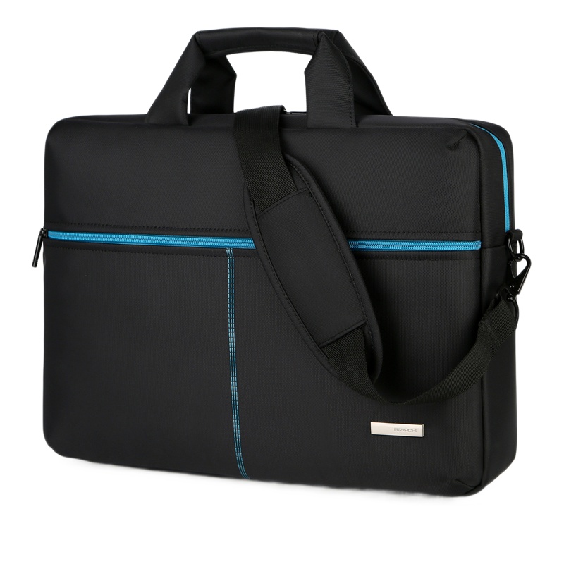英制(BRINCH)笔记本电脑包14寸男适用联想小新苹果小米13.3华为惠普17.3华硕戴尔15.6手提单肩加厚公文包