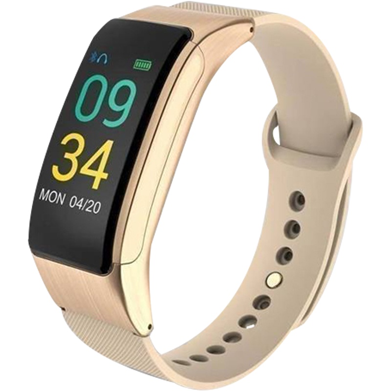 普利邦(PULIBANG) 多功能智能手环蓝牙耳机二合一可拆分通话手表腕带测血压心率分离式彩屏运动计步器信息推送男女