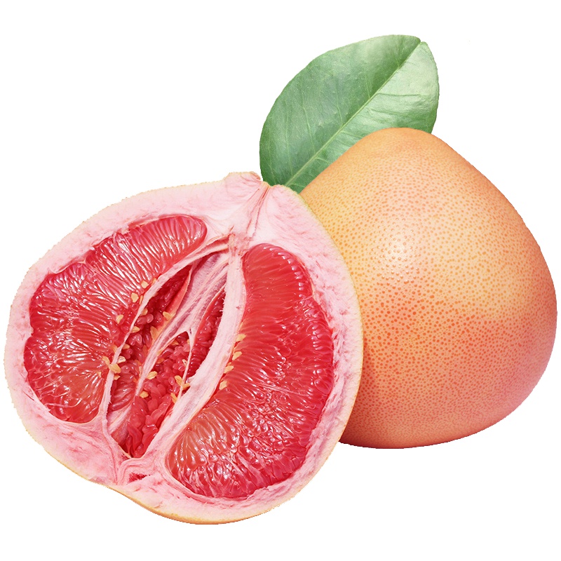 波得 福建漳州平和蜜柚 红心蜜柚 三红柚 新鲜柚子 带箱10斤(单果1kg起)