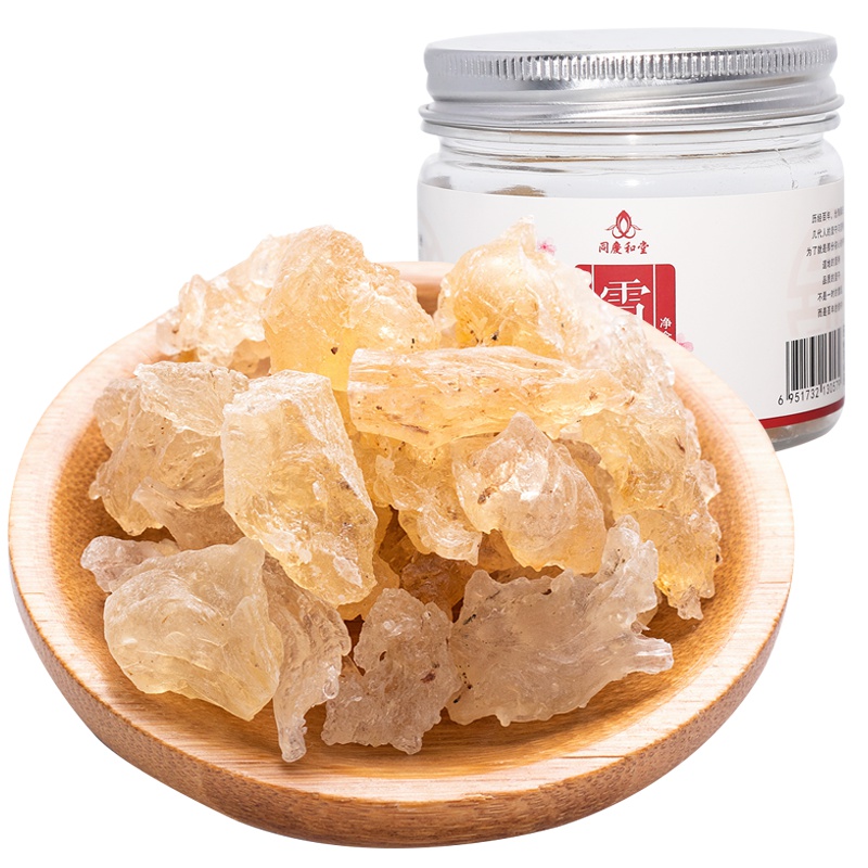 同庆和堂 雪燕 精选雪燕 50克 植物胶质 可搭配桃胶皂角米 瓶装