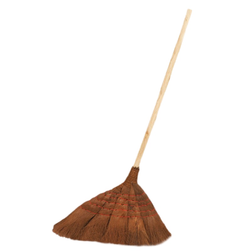 棕扫把老式扫帚学校单个户外耐用鬃毛扫把