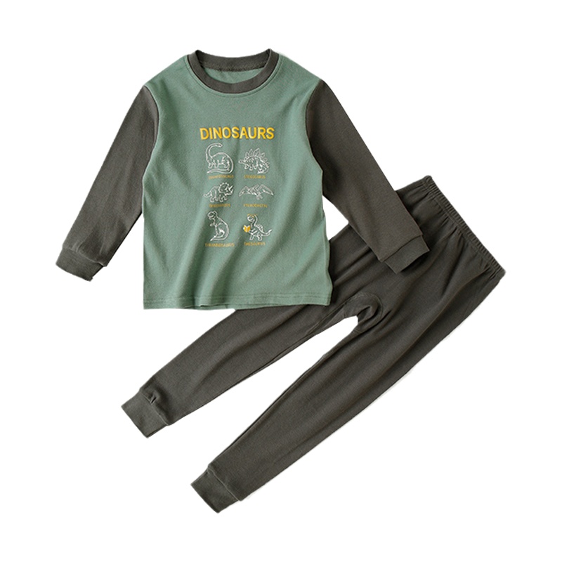 猫人儿童秋衣秋裤套装纯棉男童女童宝宝纯棉保暖衣