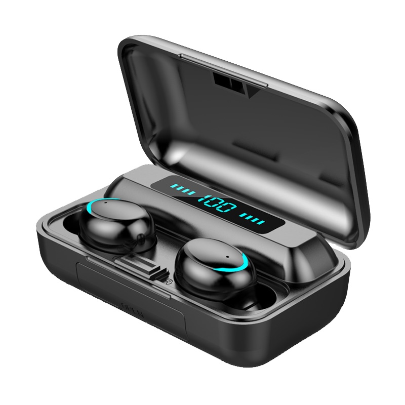 诺必行F10笑脸触摸真无线蓝牙耳机运动跑步高清双耳挂耳式蓝牙耳机 苹果/华为/OPPO/VIVO等手机通用