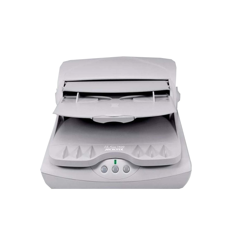 中晶(microtek)FileScan1030 A4自动馈纸+平板扫描仪 馈纸式扫描仪自动进纸双用照片高清发票 灰白色