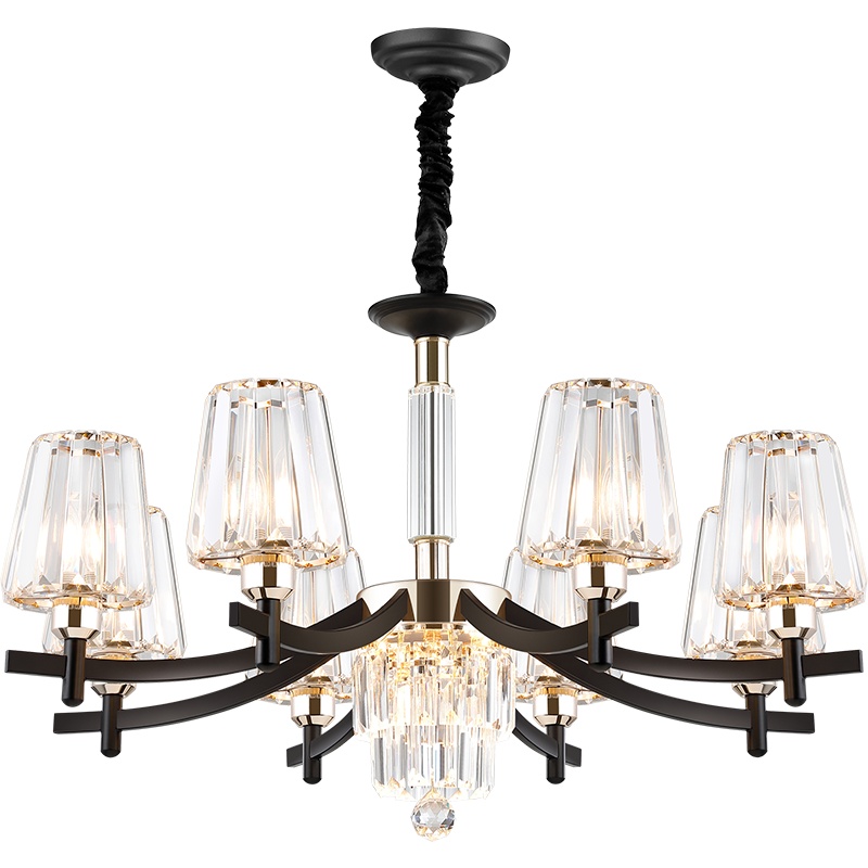 雷士照明美式吊灯轻奢水晶大气典雅客厅餐厅灯具现代简约灯饰套餐 测试商品