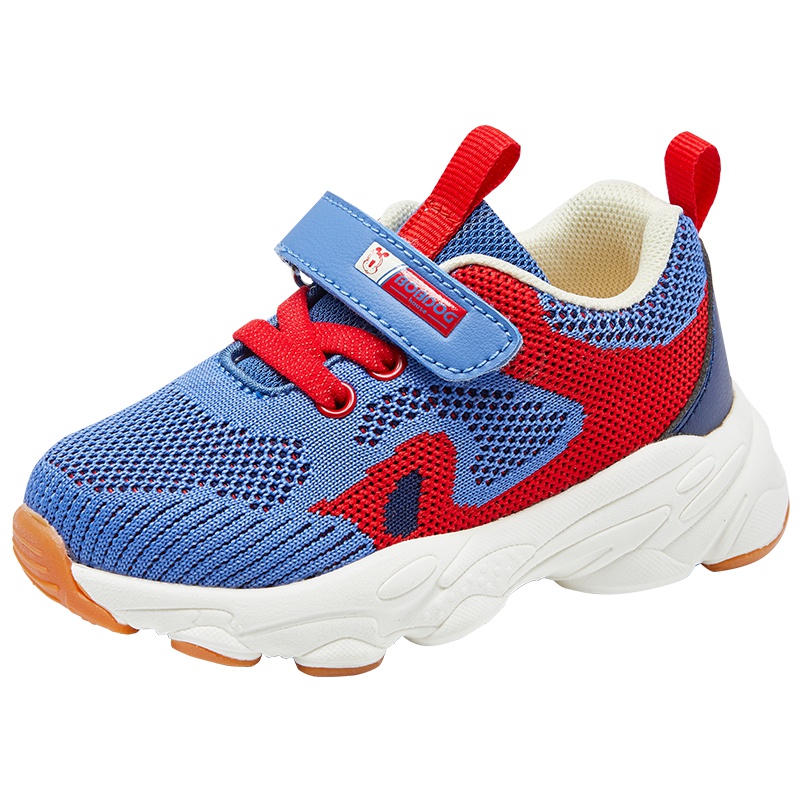 BOBDOG house 巴布豆童鞋2019秋季新款宝宝学步鞋防滑软底男女童机能鞋子