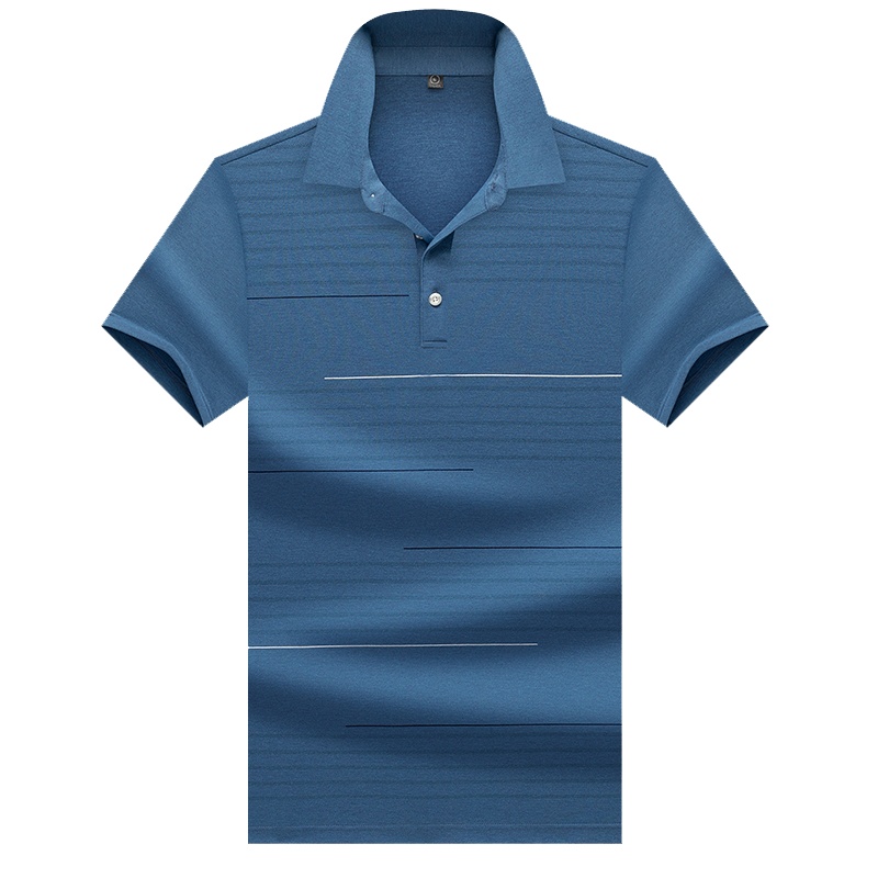 夏季新款时尚清凉百搭短袖T恤、商务休闲舒适男士POLO衫