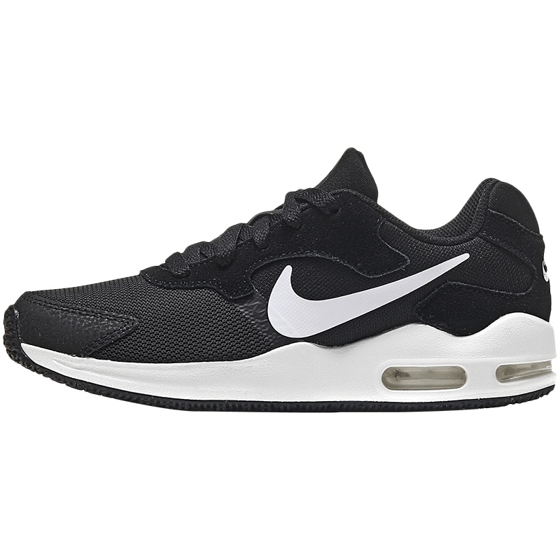 NIKE耐克女休闲鞋新款AIR MAX气垫网面透气跑步运动鞋916787 黑色