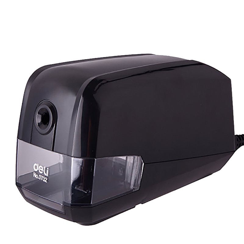 得力(deli)电动削笔器 削笔机 卷笔刀 刨笔器 削笔刀 转笔刀 学生文具 颜色随机