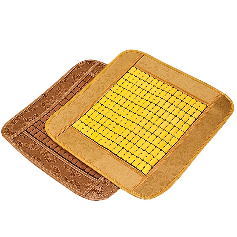 TAOE夏季汽车坐垫麻将凉垫竹片坐垫冰爽一夏舒适透气 [默认发米黄色 可留言备注棕色]单片45*45cm