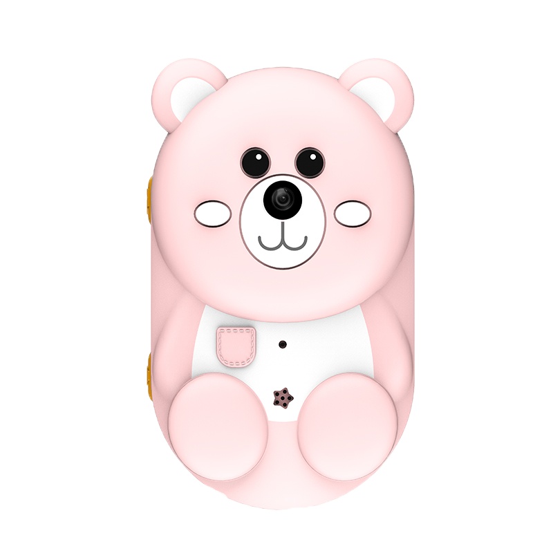 魔法棒儿童相机粉色玩具可拍照数码照相机宝宝迷你3200万小单反生日圣诞礼物粉色送8G内存